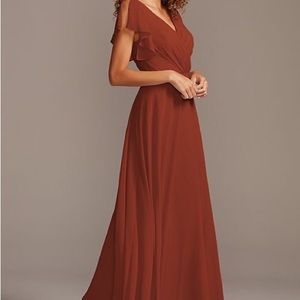 Bridesmaid Dress in color Cinnamon